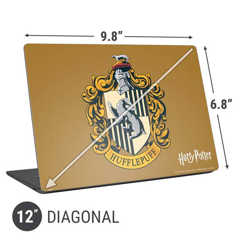 Wizarding World Harry Potter Hufflepuff House Crest Universal Laptop 12in (9.8 x 6.8in) Skin
